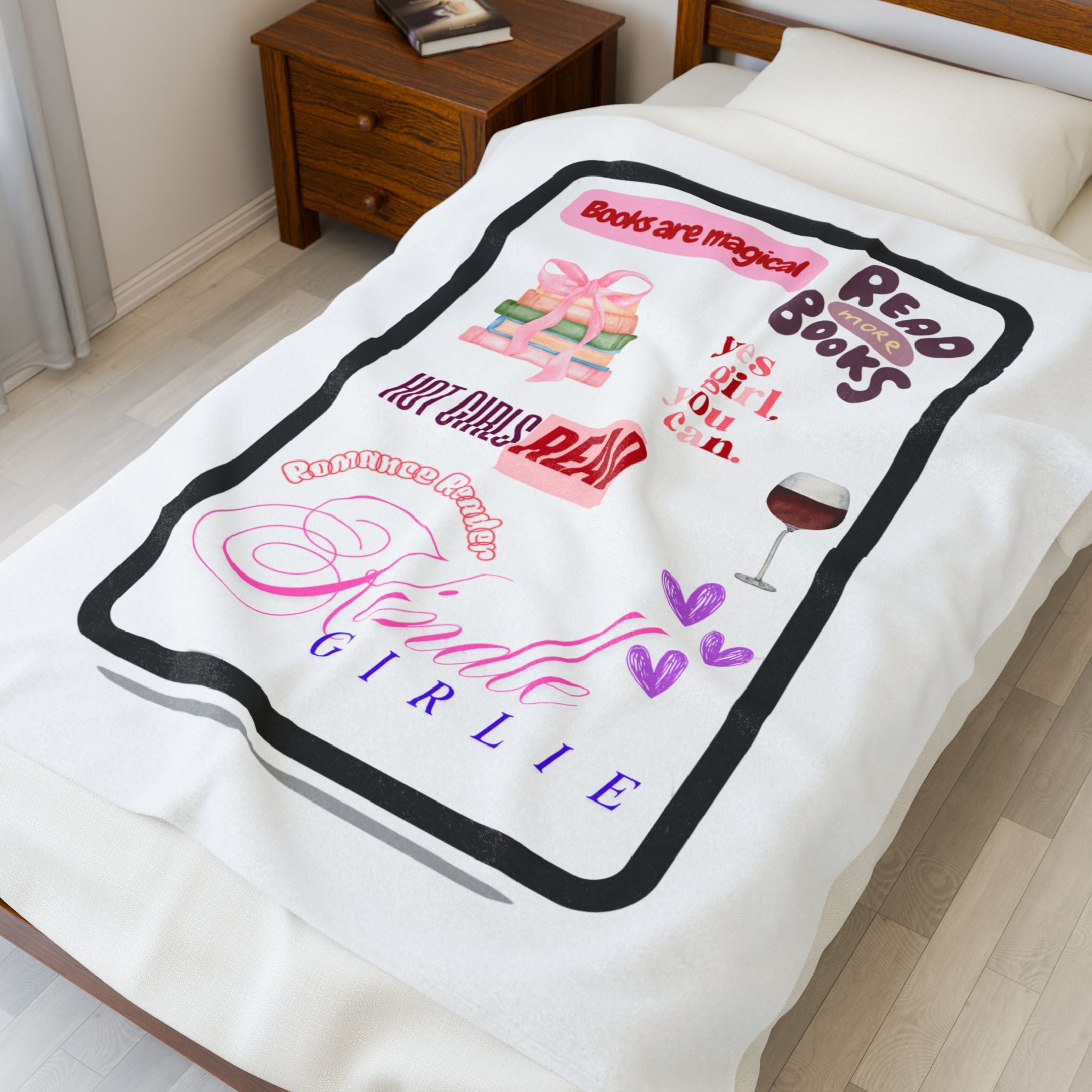 Cozy Reading Blanket - Magical Book Lovers Plush Throw, Perfect Gift for Bookworms, Home Decor, Reading Nook Essential, Perfect for [...]