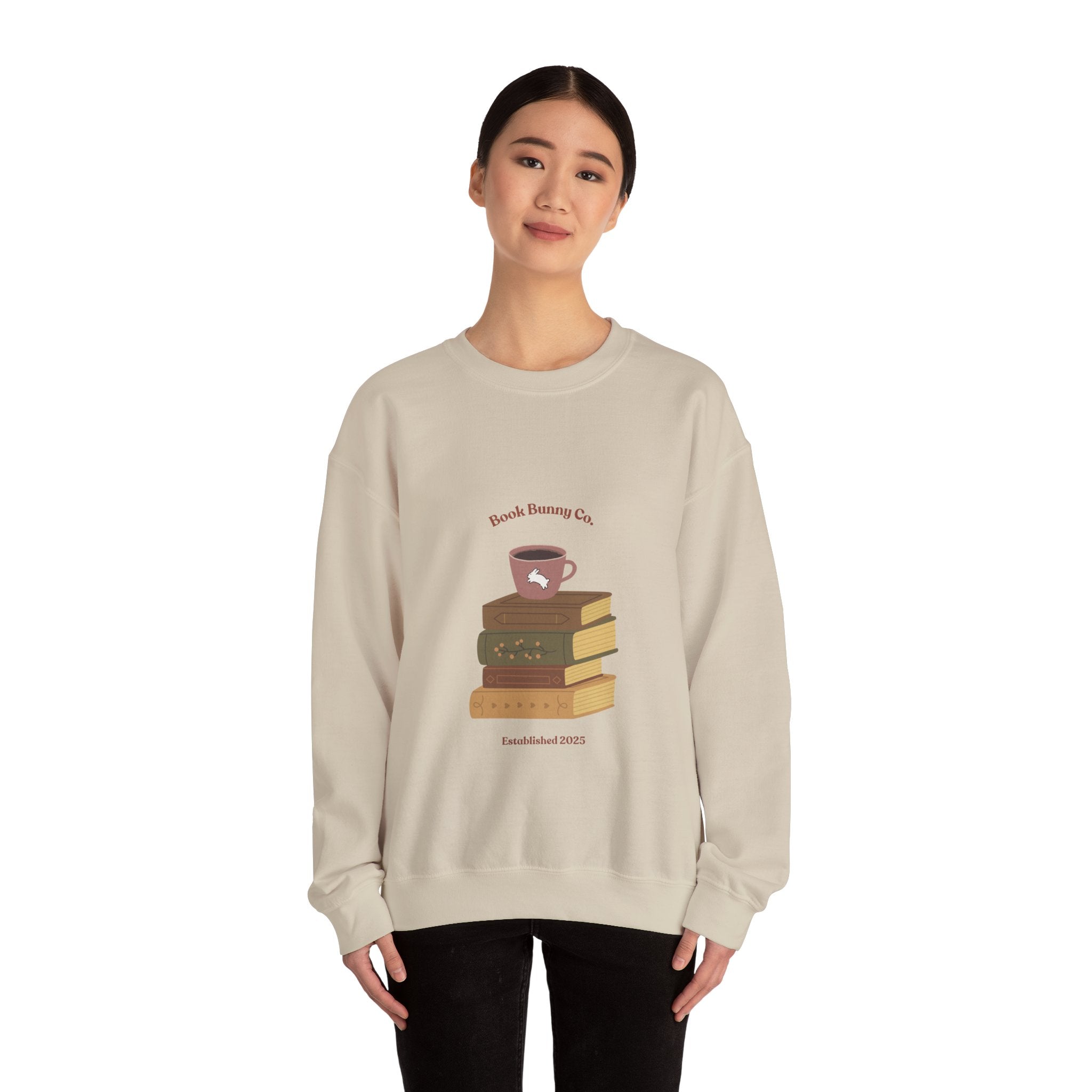Cozy Book Lover's Sweatshirt | Perfect for Reading Days, Winter Warmth, Gifts for Bibliophiles, Coffee Lovers, Homebody Style