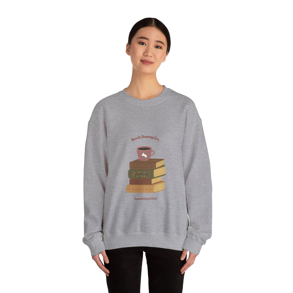 Cozy Book Lover's Sweatshirt | Perfect for Reading Days, Winter Warmth, Gifts for Bibliophiles, Coffee Lovers, Homebody Style