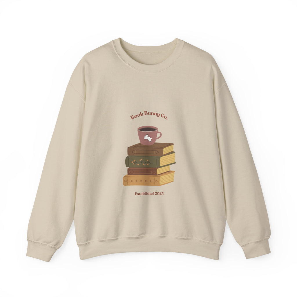 Cozy Book Lover's Sweatshirt | Perfect for Reading Days, Winter Warmth, Gifts for Bibliophiles, Coffee Lovers, Homebody Style