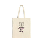 Booked and Busy Cotton Canvas Tote Bag, Eco-Friendly Shopping Bag, Gift for Book Lovers, Travel Tote, Stylish Everyday Bag